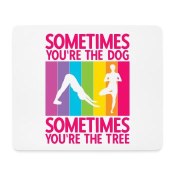 Yogalehrer Spruch Für Yogi Yoga - Mousepad (Querformat) - Weiß - Vorne