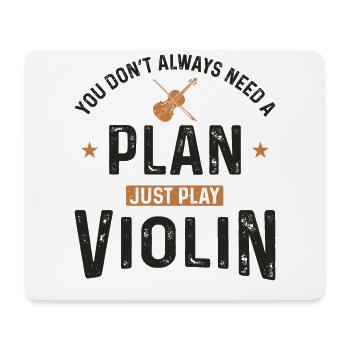 Violoniste violoniste Vous n’avez pas toujours - Tapis de souris (format paysage) - blanc - Devant