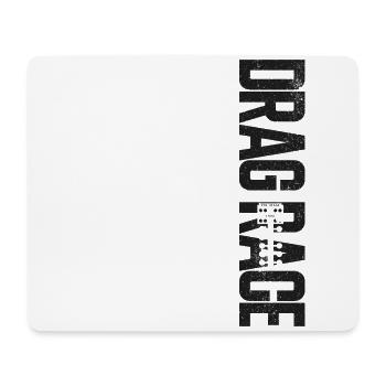 Drag Racing Race Car Vintage Drag - Tapis de souris (format paysage) - blanc - Devant
