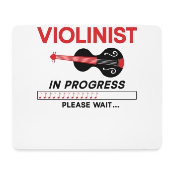 Violin Violinist Violinist In - Mousepad (Querformat) - Weiß - Vorne