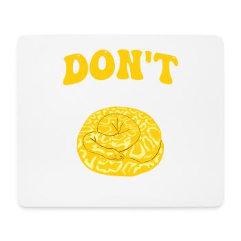 Don't Touch My Balls Für Alle Snake-fans - Mousepad (Querformat) - Weiß - Vorne