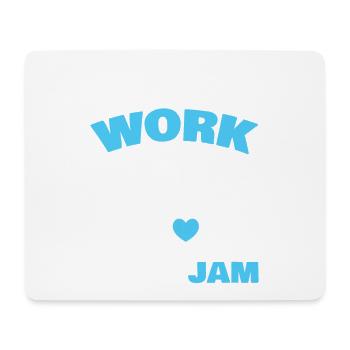 Le travail social est ma passion pour tout le monde - Tapis de souris (format paysage) - blanc - Devant