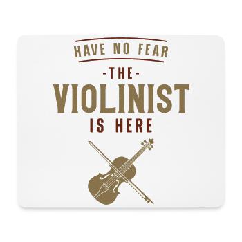 Violin Violinist Have No Fear The - Mousepad (Querformat) - Weiß - Vorne
