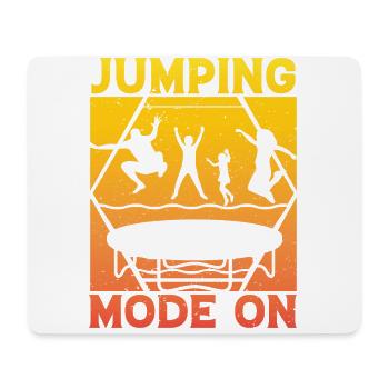 Jumping Mode on - Mouse Pad (horizontal) - white - Front