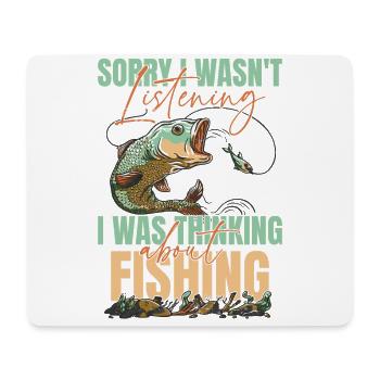 I Fish So I Don't Choke People Dishing - Mouse Pad (horizontal) - white - Front
