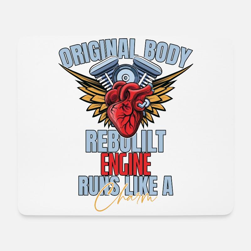 Surgery Recovery Operation Like A Charm - Mouse Pad (horizontal) - white