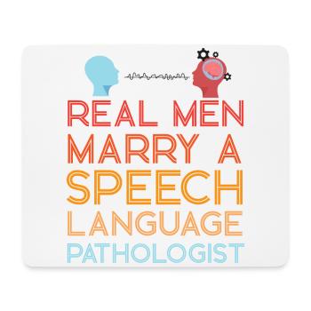 Speech Therapist Therapy Assistant - Mouse Pad (horizontal) - white - Front