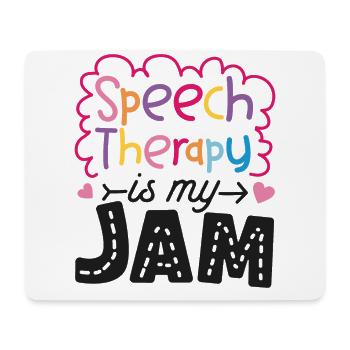 Speech Therapist Therapy Assistant - Mousepad (Querformat) - Weiß - Vorne