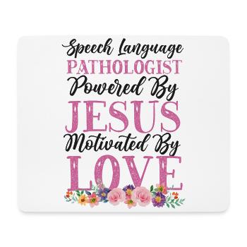 Speech Therapist Therapy Assistant - Mousepad (Querformat) - Weiß - Vorne