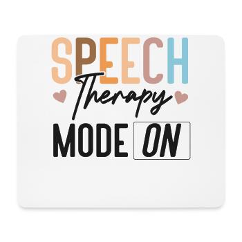 Speech Therapist Therapy Assistant - Mousepad (Querformat) - Weiß - Vorne