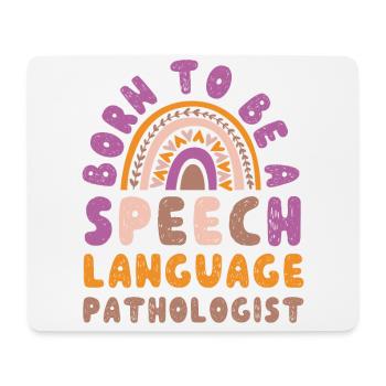 Assistant orthophoniste - Tapis de souris (format paysage) - blanc - Devant