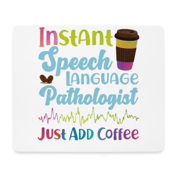 Speech Therapist Therapy Assistant - Mousepad (Querformat) - Weiß - Vorne