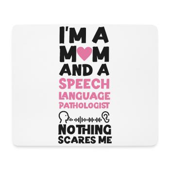 Speech Therapist Therapy Assistant - Mouse Pad (horizontal) - white - Front