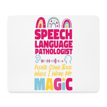 Assistant orthophoniste - Tapis de souris (format paysage) - blanc - Devant