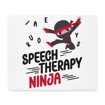 Speech Therapist Therapy Assistant - Mousepad (Querformat) - Weiß - Vorne