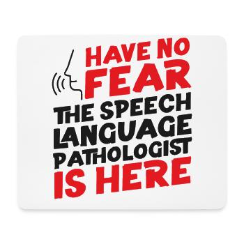 Speech Therapist Therapy Assistant - Mousepad (Querformat) - Weiß - Vorne
