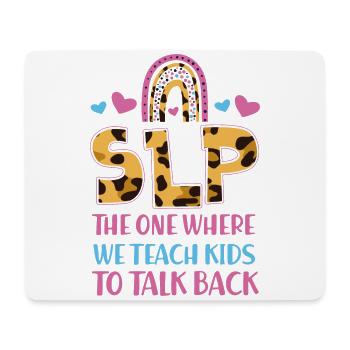 Speech Therapist Therapy Assistant - Mouse Pad (horizontal) - white - Front
