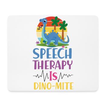 Speech Therapist Therapy Assistant - Mouse Pad (horizontal) - white - Front