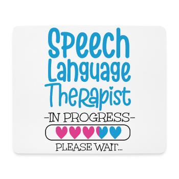 Speech Therapist Therapy Assistant - Mousepad (Querformat) - Weiß - Vorne