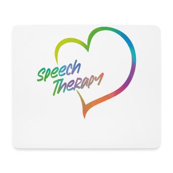 Speech Therapist Therapy Assistant - Mousepad (Querformat) - Weiß - Vorne