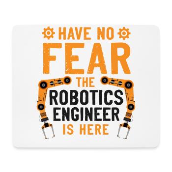 Robot Robotics Engineer Vintage - Mouse Pad (horizontal) - white - Front
