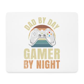 Father by day Gamer by night - Mouse Pad (horizontal) - white - Front