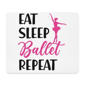 Ballet Dancer Dance Girl Ballerina - Mousepad (Querformat) - Weiß - Vorne