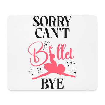 Ballet Dancer Dance Girl Ballerina - Mousepad (Querformat) - Weiß - Vorne