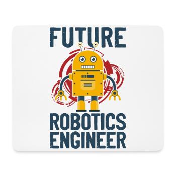 Robot Robotics Engineer Boy Girl - Mouse Pad (horizontal) - white - Front