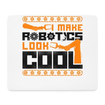 Ingénieur Robotique Robot Vintage I - Tapis de souris (format paysage) - blanc - Devant