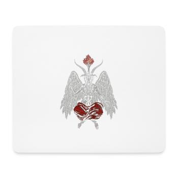 Living and loving for the religion fan - Mouse Pad (horizontal) - white - Front