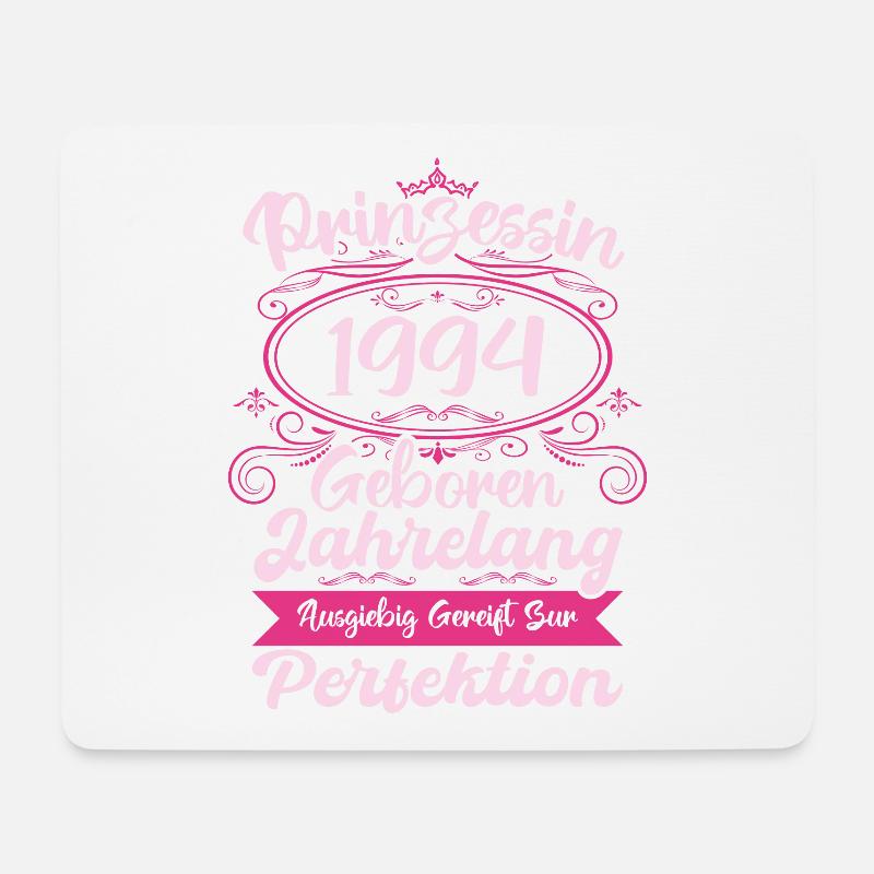 Prinzessin seit 1994 Geburtstag 1994 - Mousepad (Querformat) - Weiß