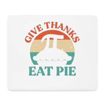 Thank you food cake for all teachers and students - Mouse Pad (horizontal) - white - Front