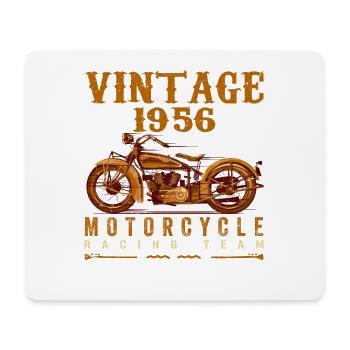 Legenden wurden 1956 geboren und fahren Motorrad - Mousepad (Querformat) - Weiß - Vorne