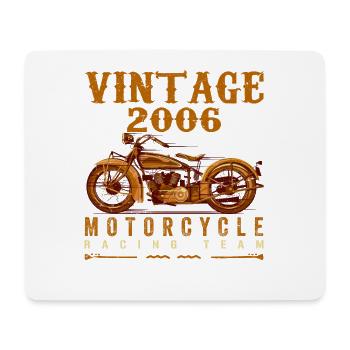 Les légendes sont nées en 2006 et conduisent des motos - Tapis de souris (format paysage) - blanc - Devant