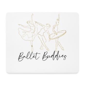 Ballet Dancer Dance Girl Ballerina - Mouse Pad (horizontal) - white - Front