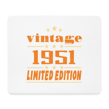 1951 Vintage Retro Geburtstag Bday Geschenk 1951 - Mousepad (Querformat) - Weiß - Vorne