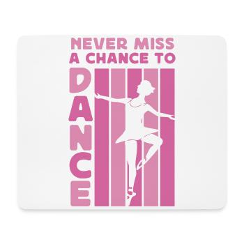Ballet Dancer Dance Girl Ballerina - Mouse Pad (horizontal) - white - Front