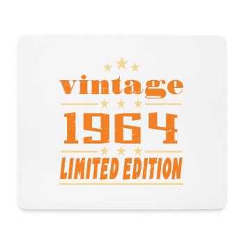 1964 Vintage Retro Birthday Bday Gift 1964 - Tapis de souris (format paysage) - blanc - Devant