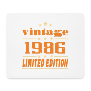 1986 Vintage Retro Geburtstag Bday Geschenk 1986 - Mousepad (Querformat) - Weiß - Vorne