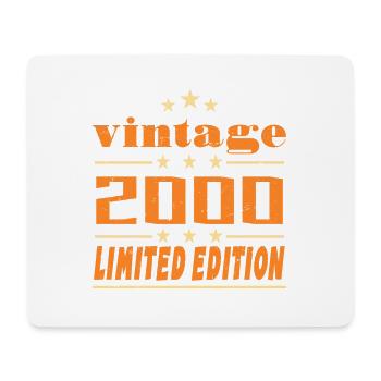 2000 Vintage Retro Birthday Bday Gift 2000 - Mouse Pad (horizontal) - white - Front