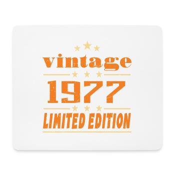 1977 Vintage Retro Geburtstag Bday Geschenk 1977 - Mousepad (Querformat) - Weiß - Vorne
