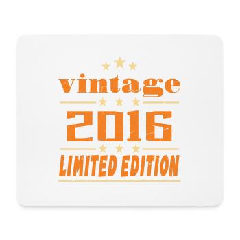 2016 Vintage Retro Birthday Bday Gift 2016 - Mouse Pad (horizontal) - white - Front