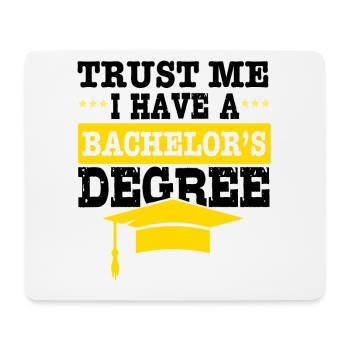 Bachelor Abschluss Uni Feier Absolvent Absolviert - Mousepad (Querformat) - Weiß - Vorne