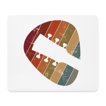 Akustik Spruch Für E-Gitarre Konzert Gitarre - Mousepad (Querformat) - Weiß - Vorne