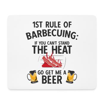 Grillparty Spruch Zum Grillen Grill - Mousepad (Querformat) - Weiß - Vorne