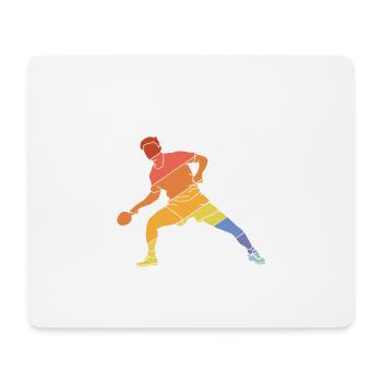 Tischtennisspieler Spruch Für Tischtennis - Mousepad (Querformat) - Weiß - Vorne
