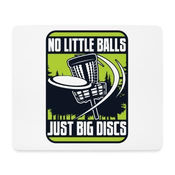 Pas de petites balles juste de gros disques Frisbee Golf - Tapis de souris (format paysage) - blanc - Devant