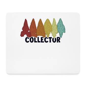 Collector Arrowhead Collecting Hunting Tips - Mouse Pad (horizontal) - white - Front