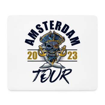 Amsterdam 2023 Skeleton - Mouse Pad (horizontal) - white - Front